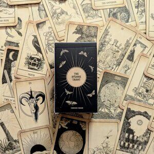 NWB The Bygone Tarot Cards - 78 Card Deck with Keywords Guide - Vintage 1800s